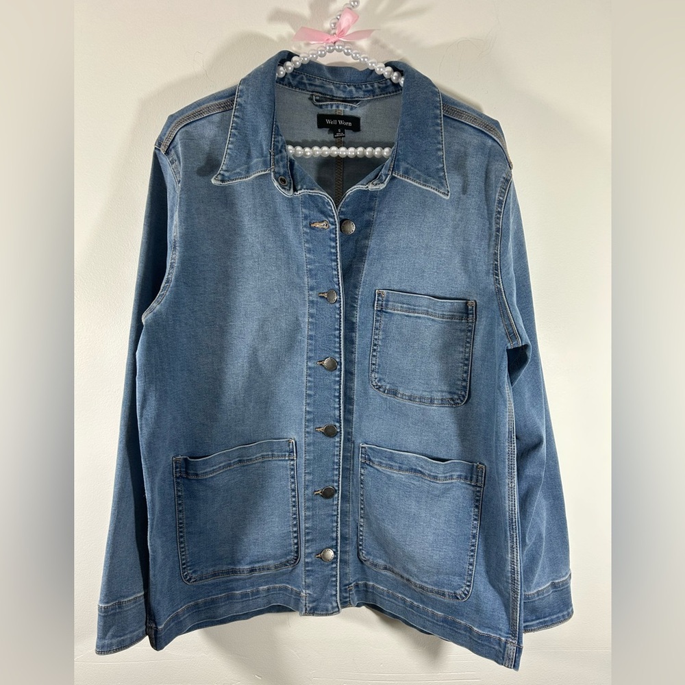 Women's Denim Jacket, made by Well Worn